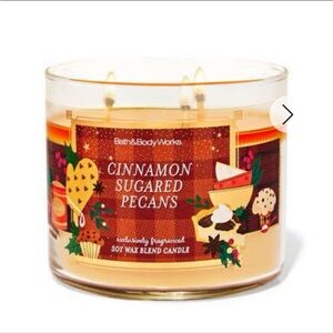 BATH & BODY WORKS Cinnamon Sugared Pecans 3-Wick Candle